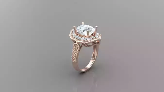 Women Ring Diamond R51
