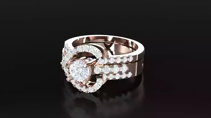 Women Ring Diamond R41