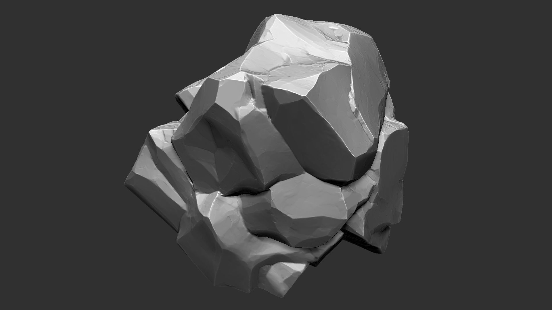 3D Mountain rock Zbrush sculpt 3D model_18