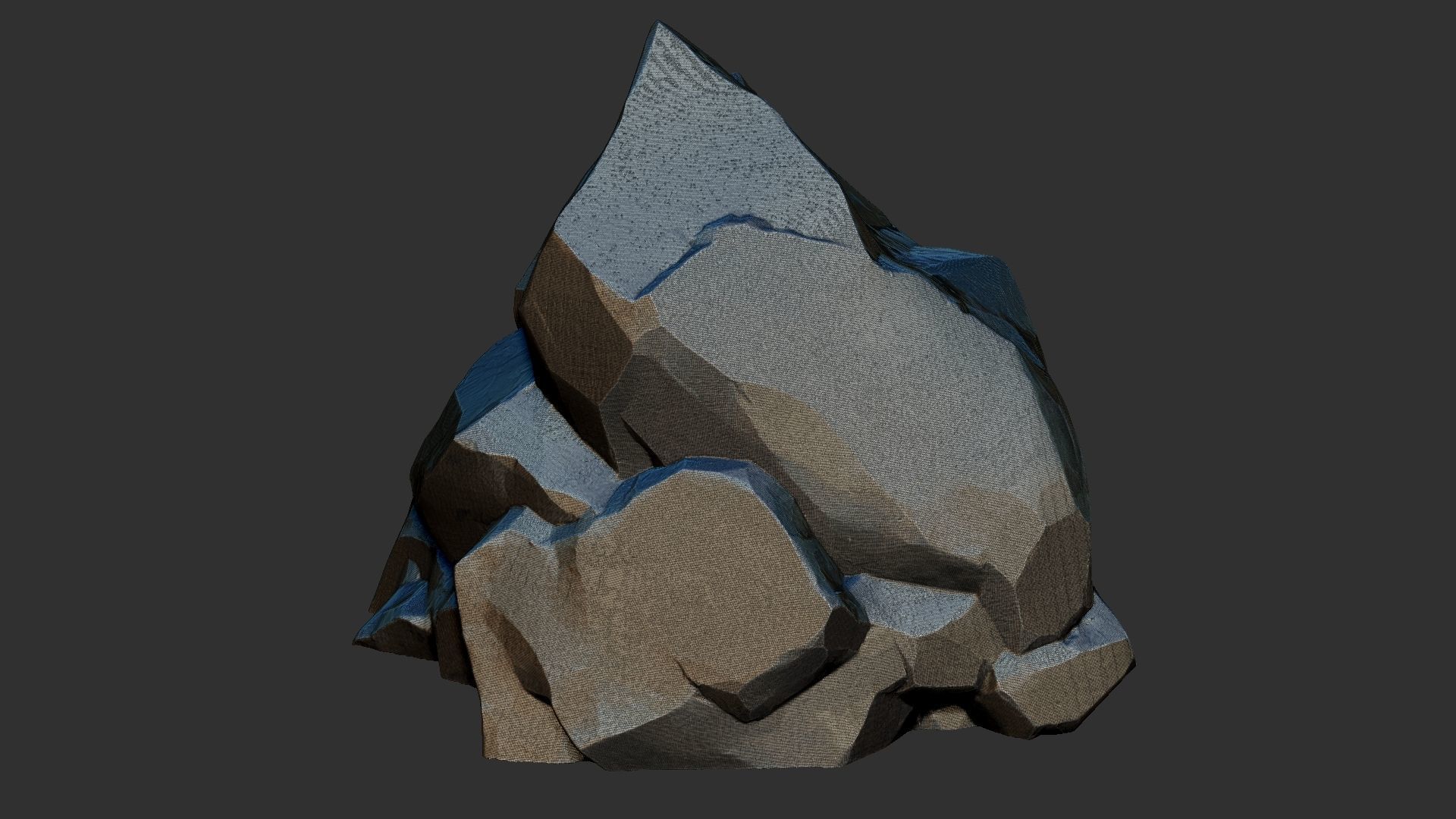 3D Mountain rock Zbrush sculpt 3D model_27