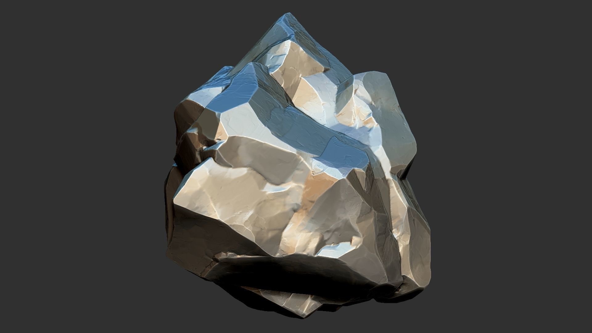 3D Mountain rock Zbrush sculpt 3D model_20