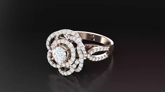 Women Ring Diamond R32