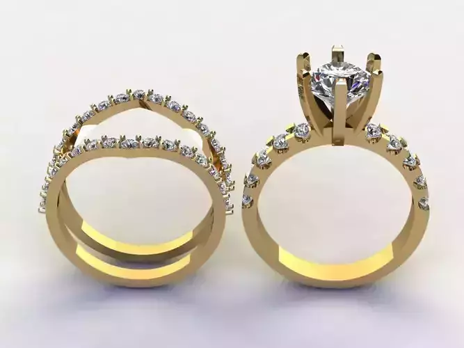 Women Ring Diamond R28