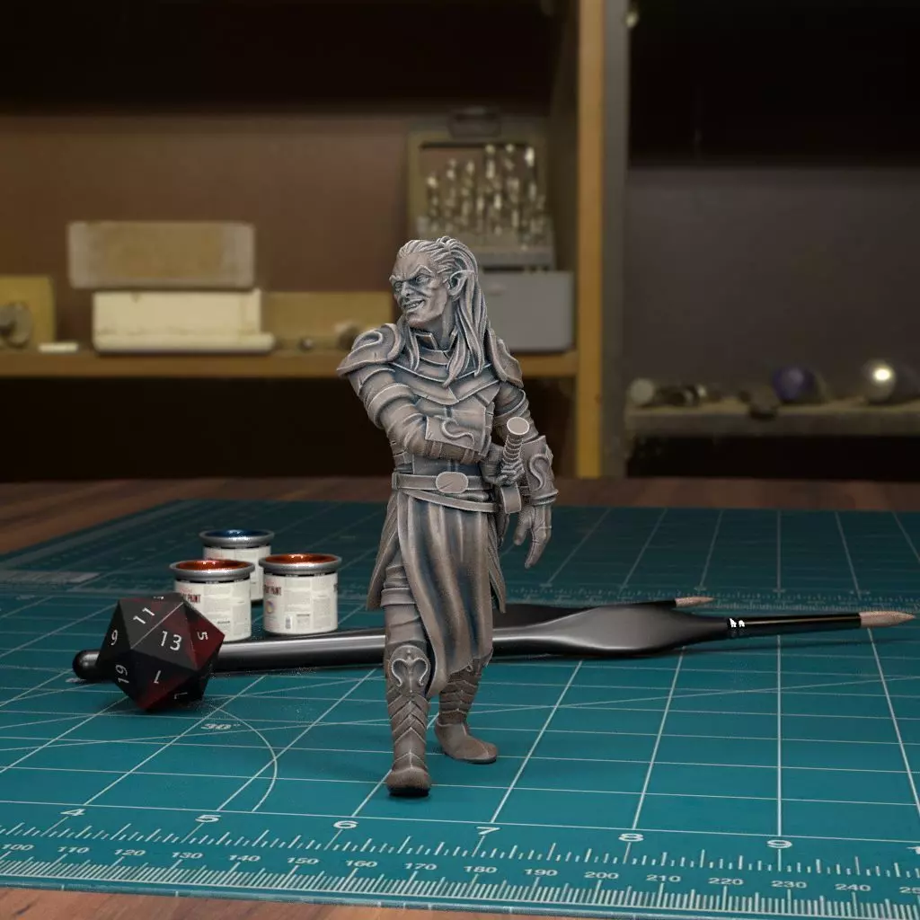 Curse of Strahd - Rahadin - Pre-Supported 3D print model