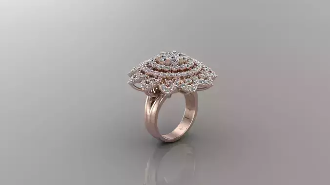 Women Ring Diamond R22