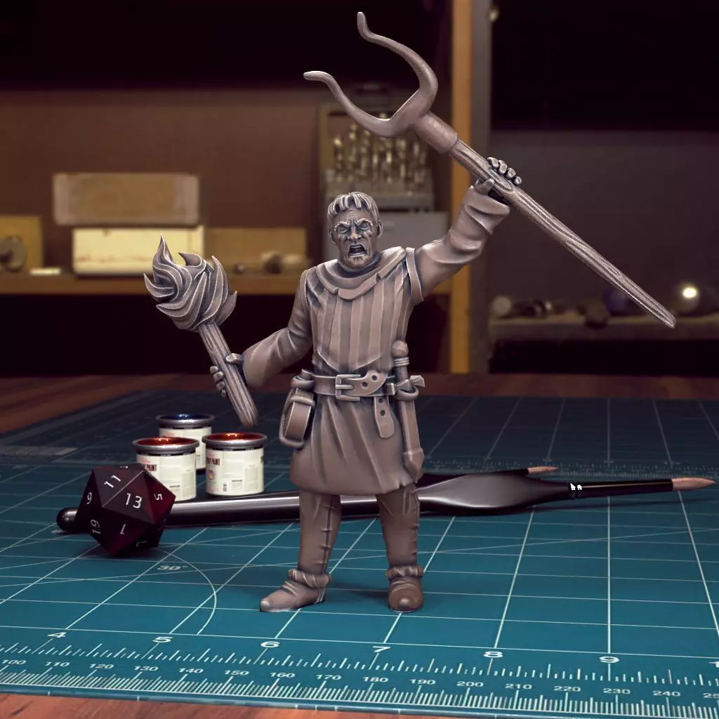 Mob Villager 15 - Pre-Supported 3D print model