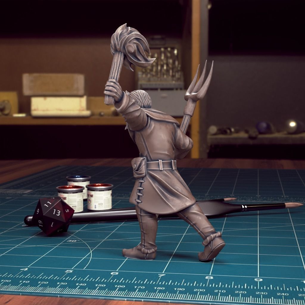 Mob Villager 12 - Pre-Supported 3D print model_1