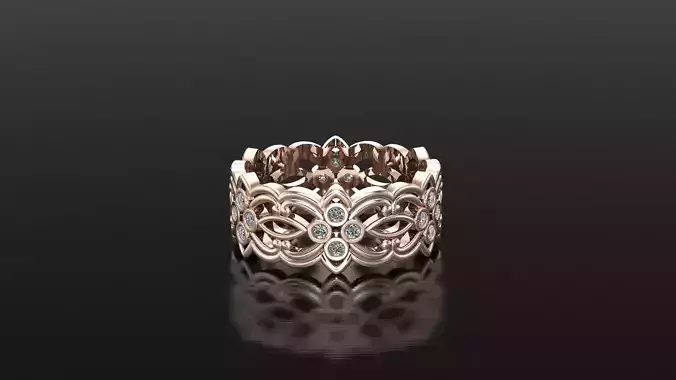 Diamond Ring Women WM 7