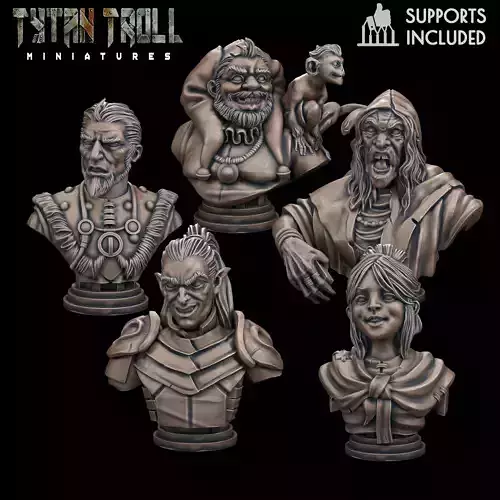 Curse of Strahd - Mini Pack 01 - Pre-Supported