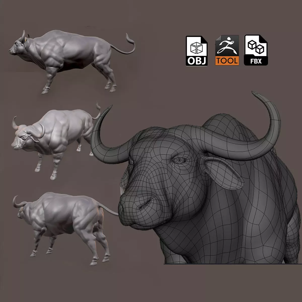 The Bull 3D model