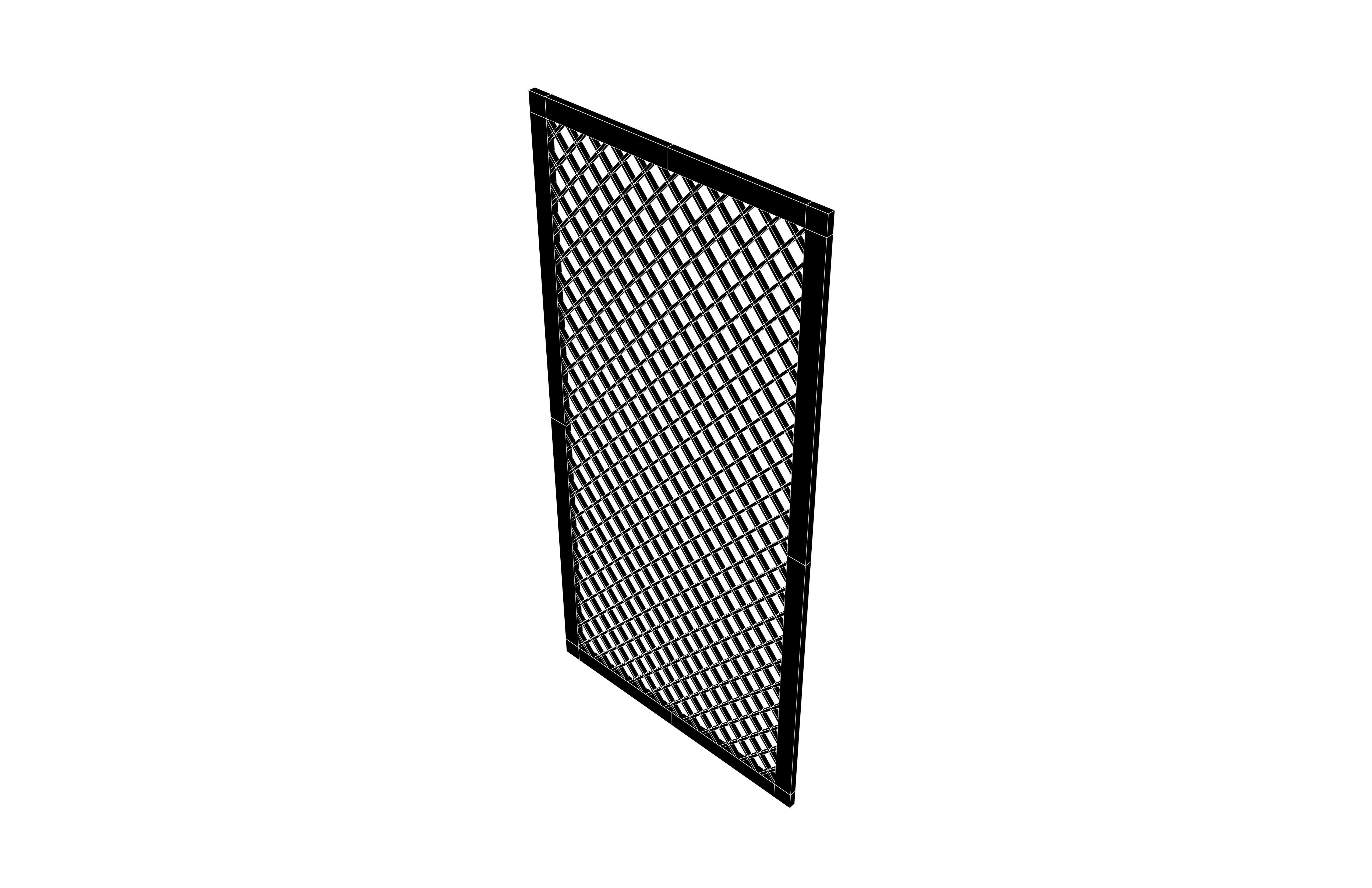Mesh Panel v2 003 Low-poly 3D model_7