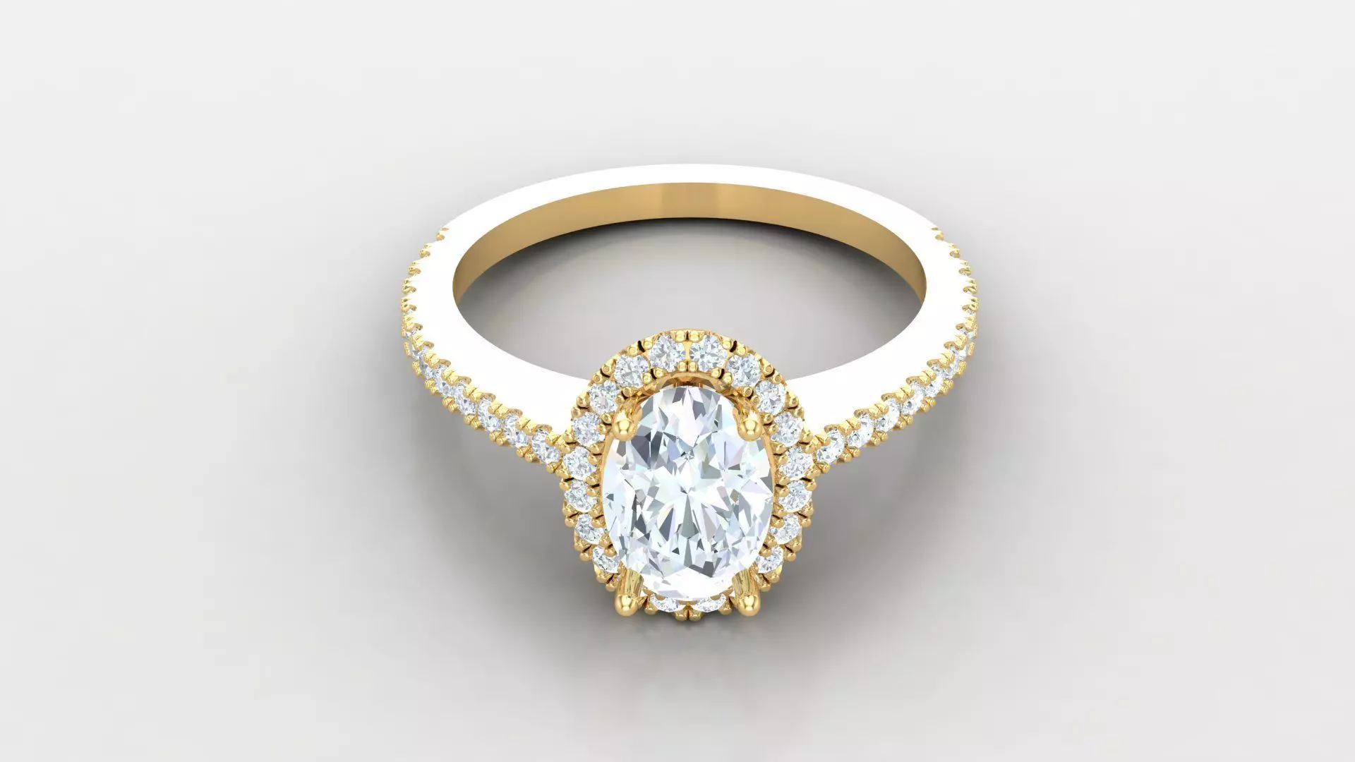 Women Diamond Ring Version 2 WM1 80 3D print model
