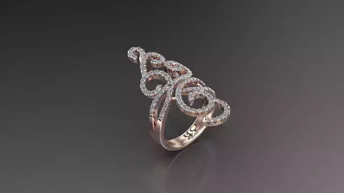 Women Diamond Ring Version 2 WM1  8