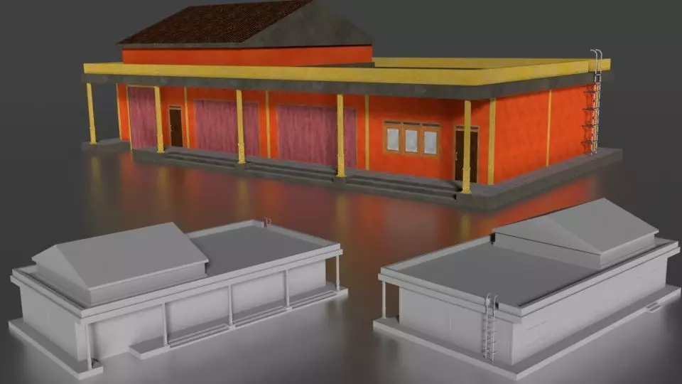 Ruko 001 FBX Free 3D model