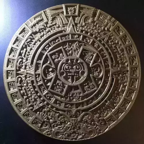 Aztec Calendar 3D print model