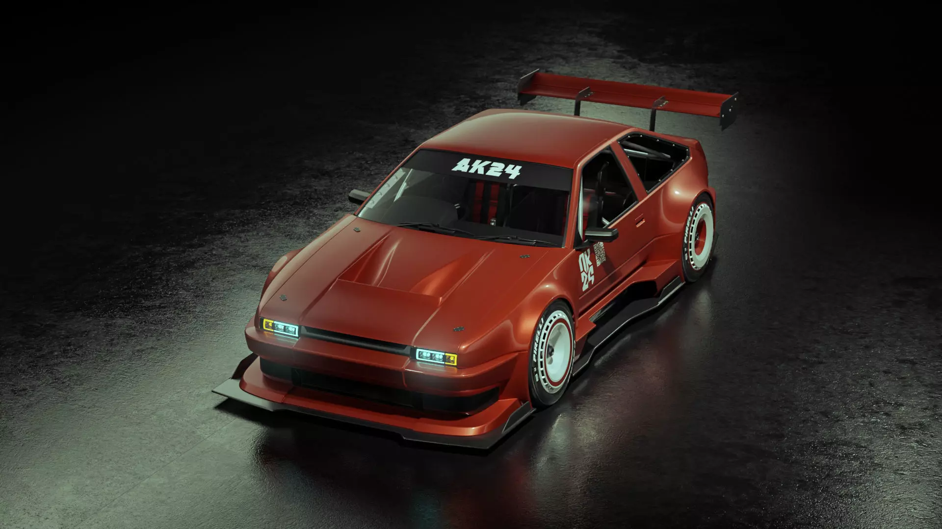 Toyota AE86 Vision 3D model