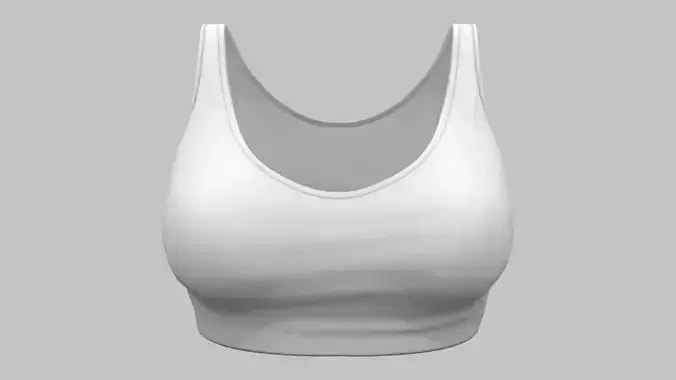 White Bralet Casual Top