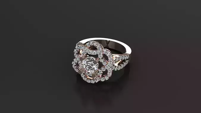 Women Diamond Ring Version 2 WM1  3