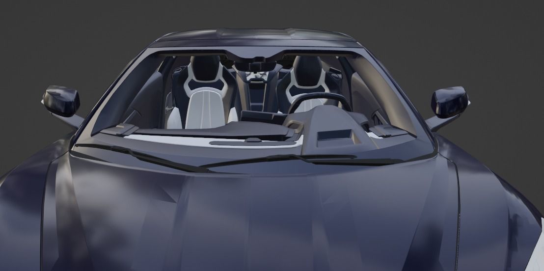 corvette c8 3D print model_3