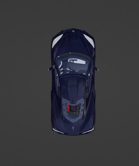 corvette c8 3D print model_6