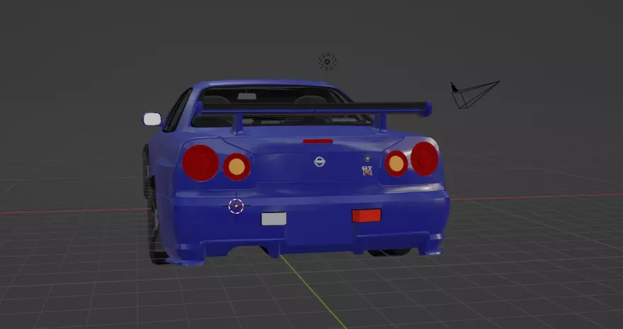 nissan r34 3D print model