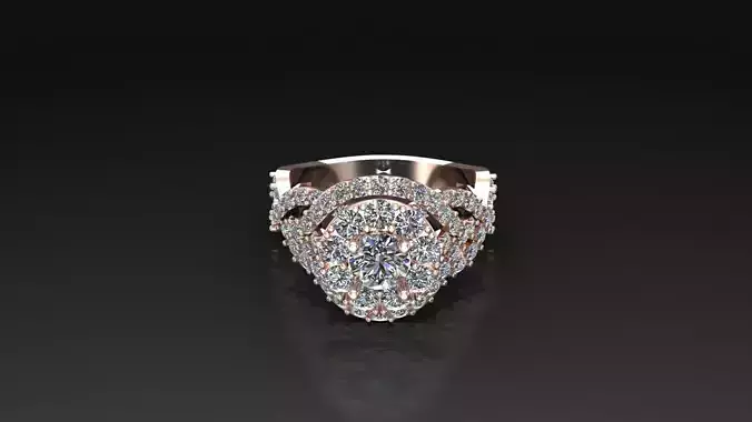 Women Diamond Ring Version 2 WM1  15