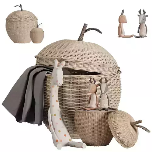 ferm living apple baskets 3D model