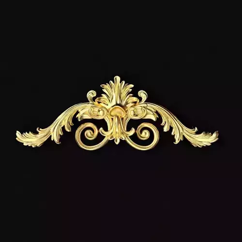 Central decor ornament for furniture