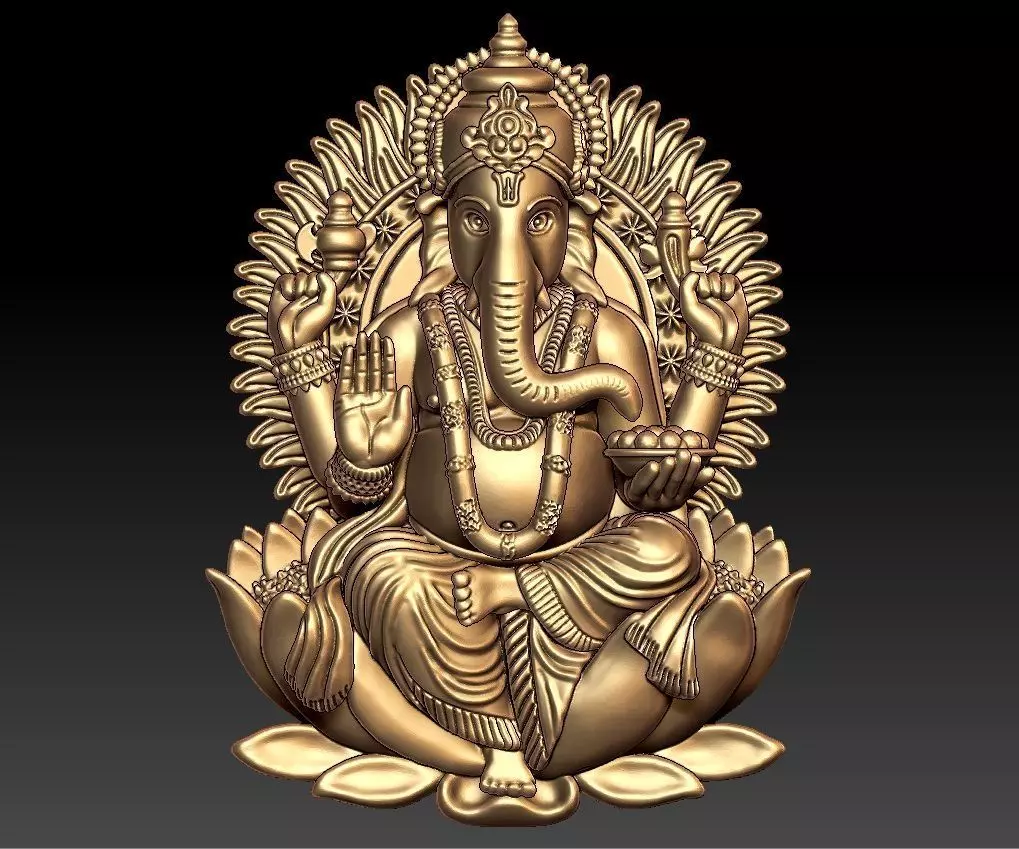 VINAYAGAR PENDENT 3D print model