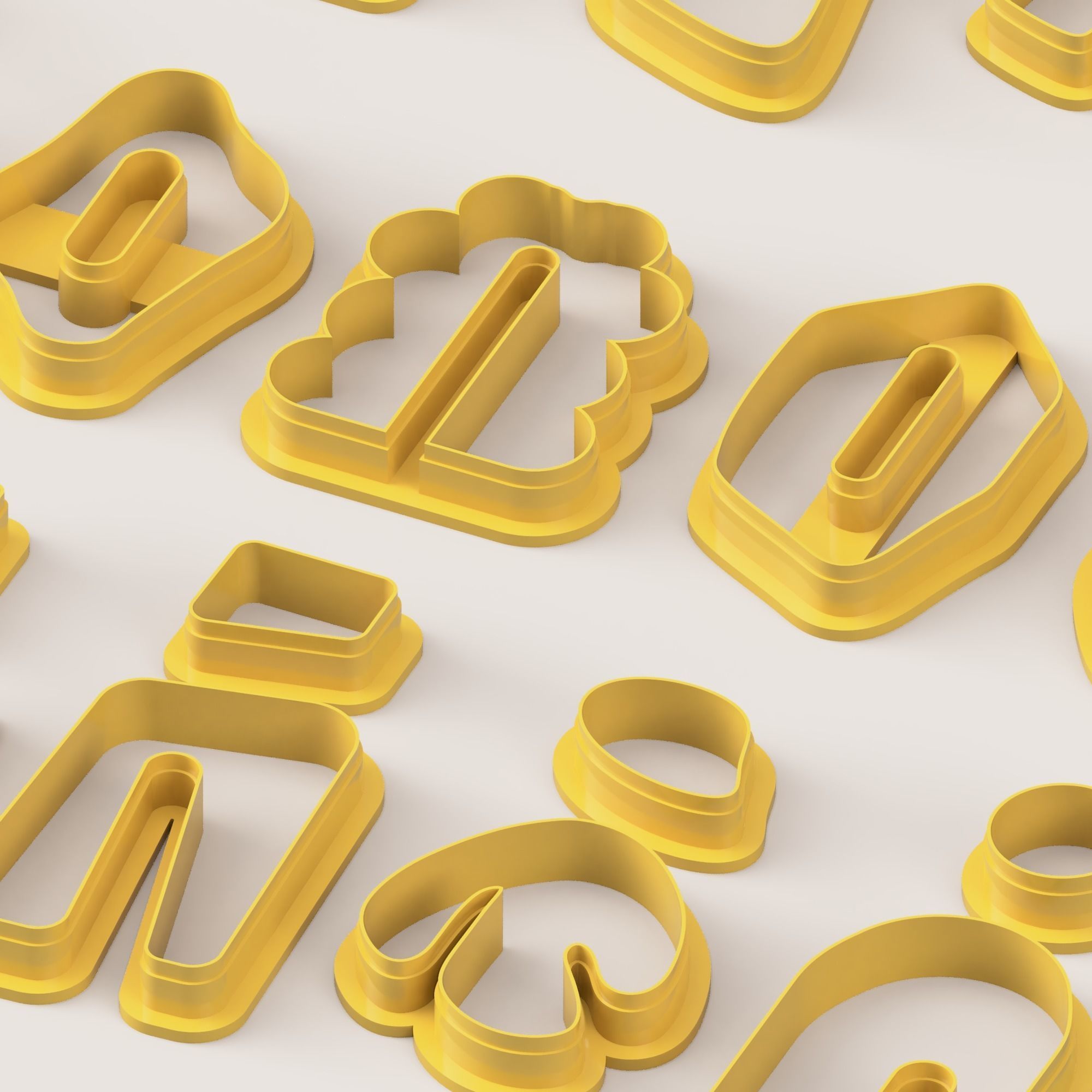 BOHO SUPER SET POLYMER CLAY CUTTER 3D print model_2