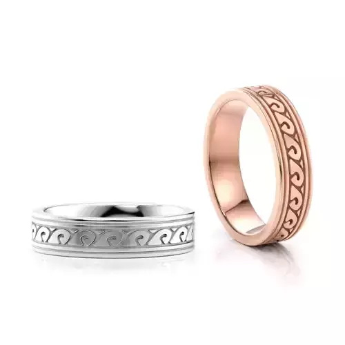 Pattern ring R 0341 printable 3d model 3D print model