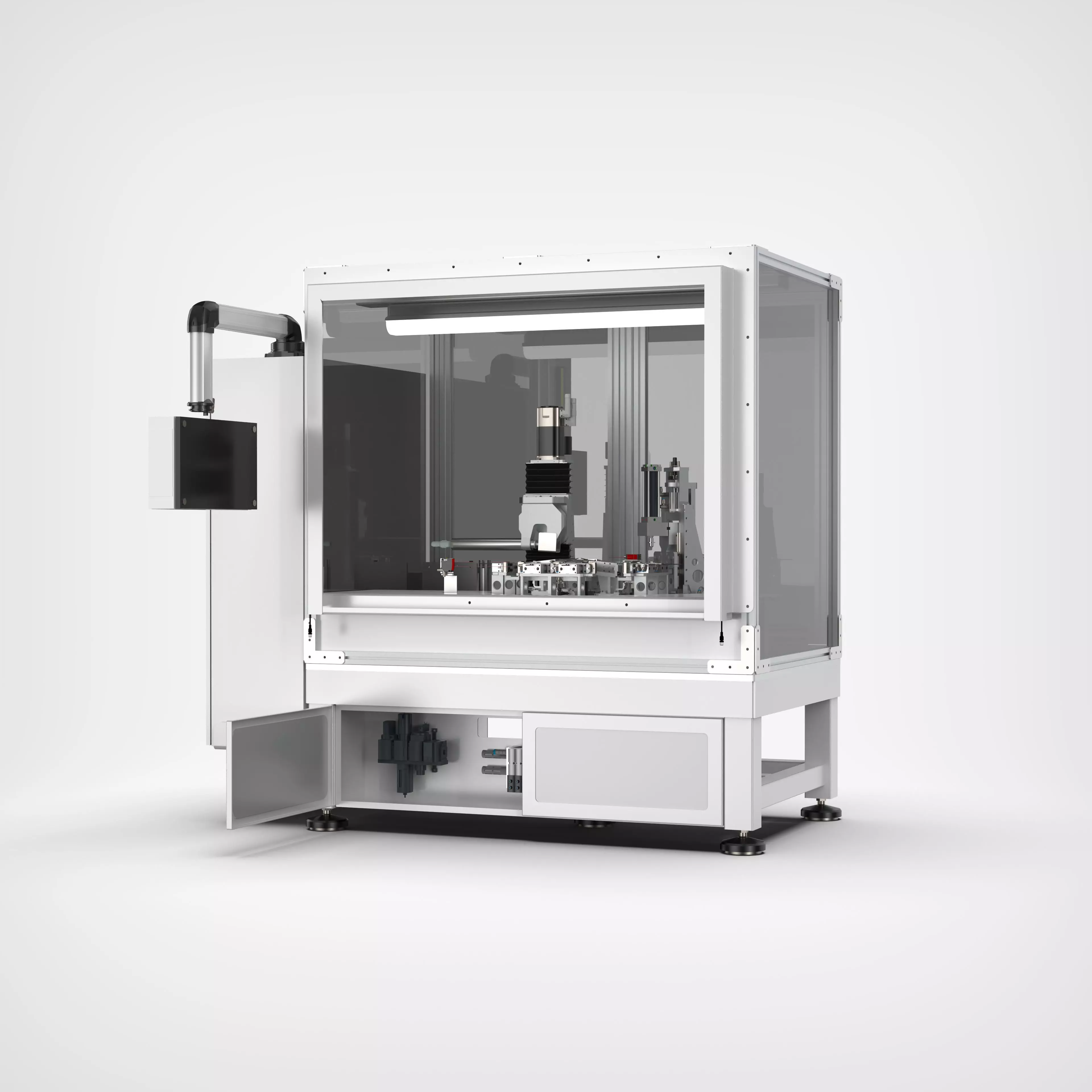 Automatic Resistance Plug-in Machine 3D model_0