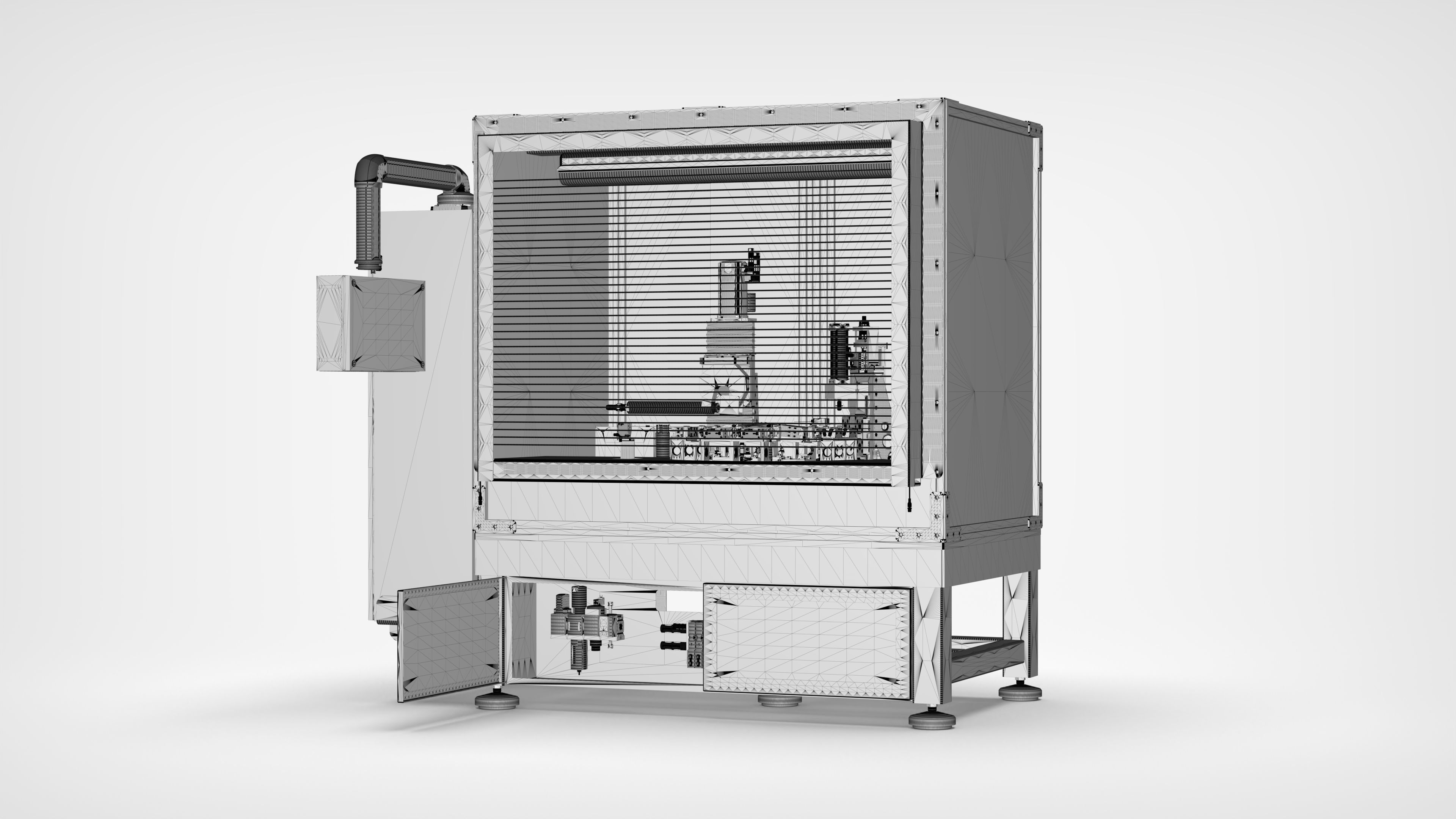 Automatic Resistance Plug-in Machine 3D model_17