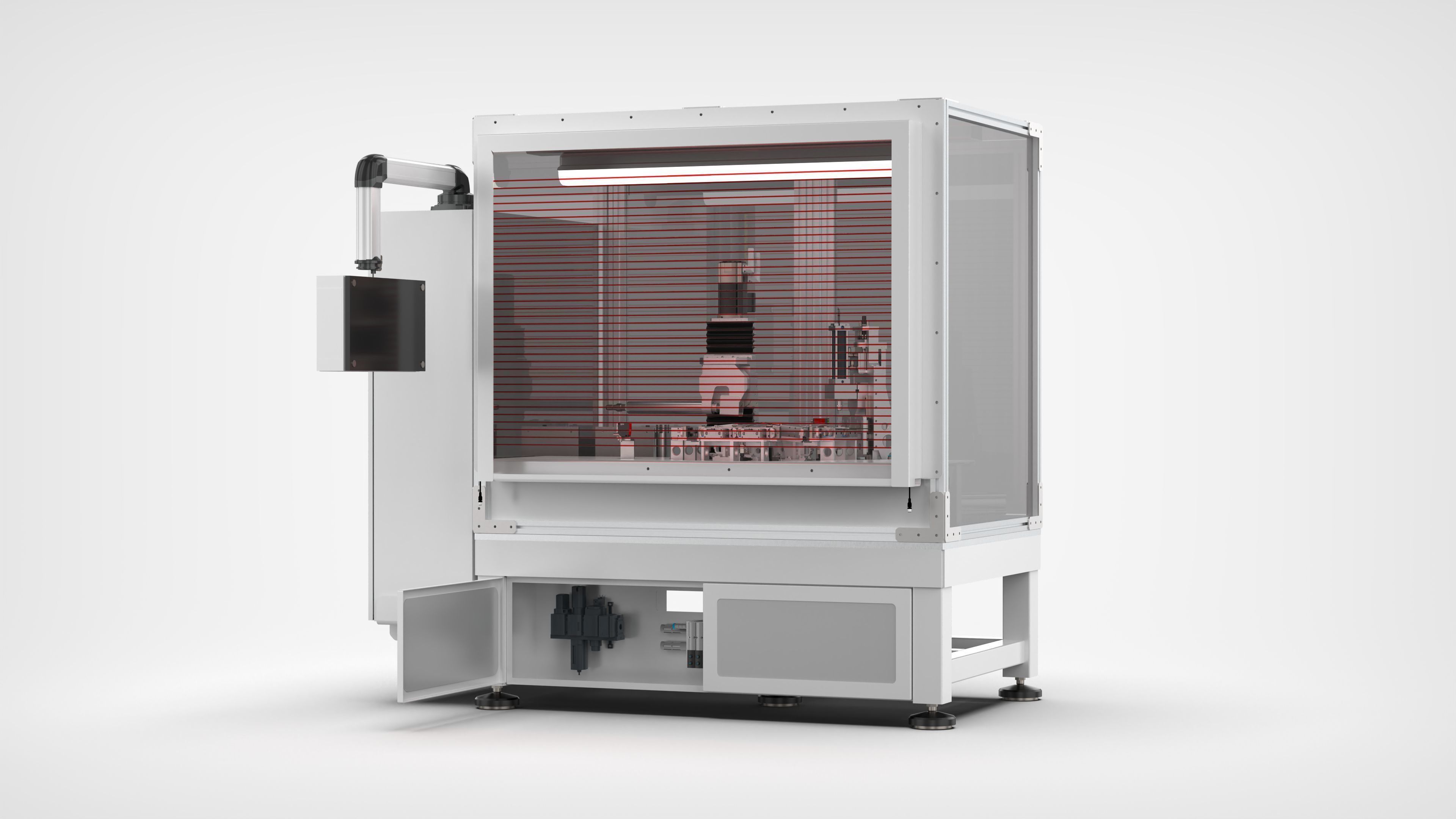 Automatic Resistance Plug-in Machine 3D model_16