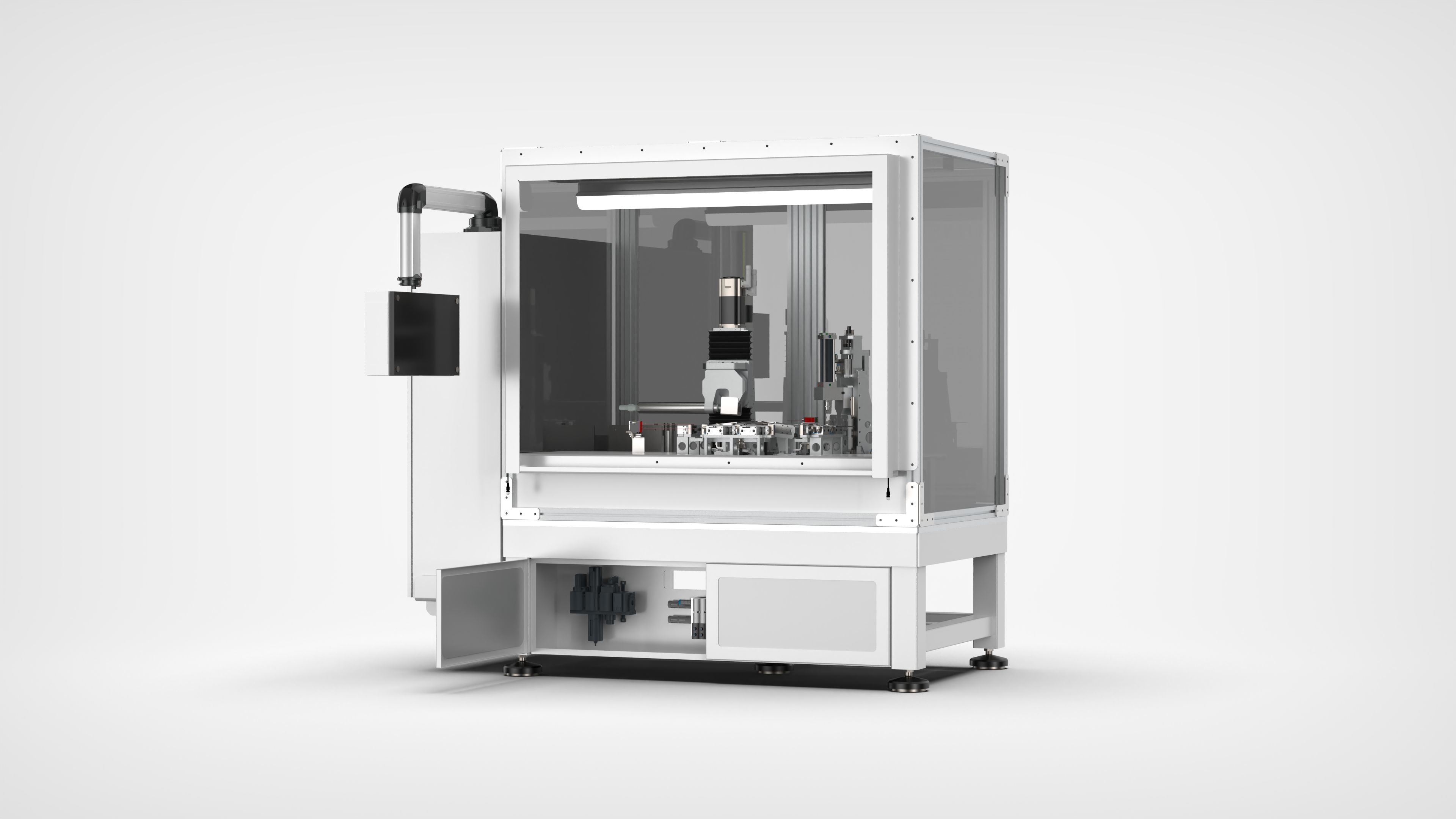 Automatic Resistance Plug-in Machine 3D model_1