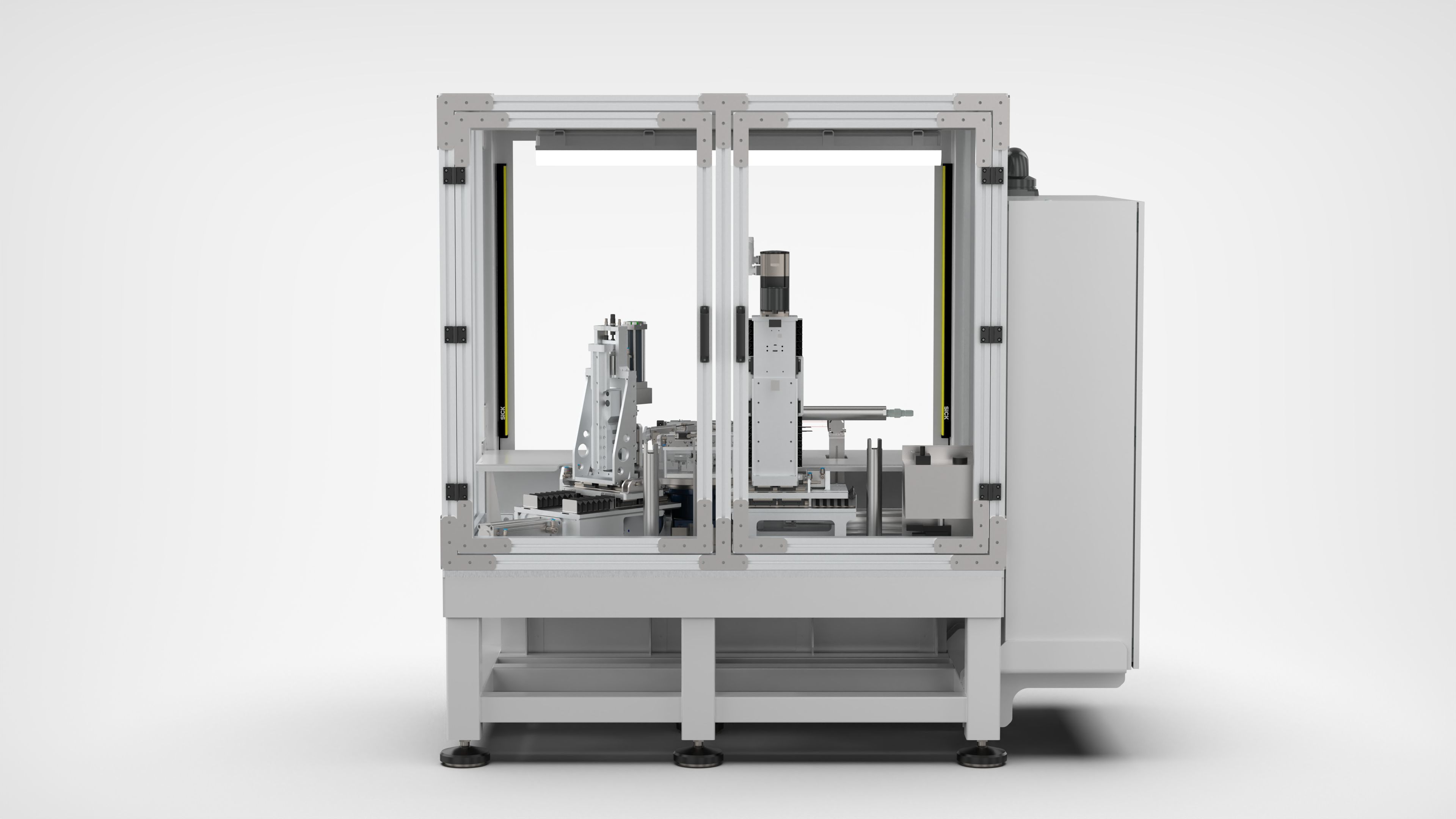 Automatic Resistance Plug-in Machine 3D model_7