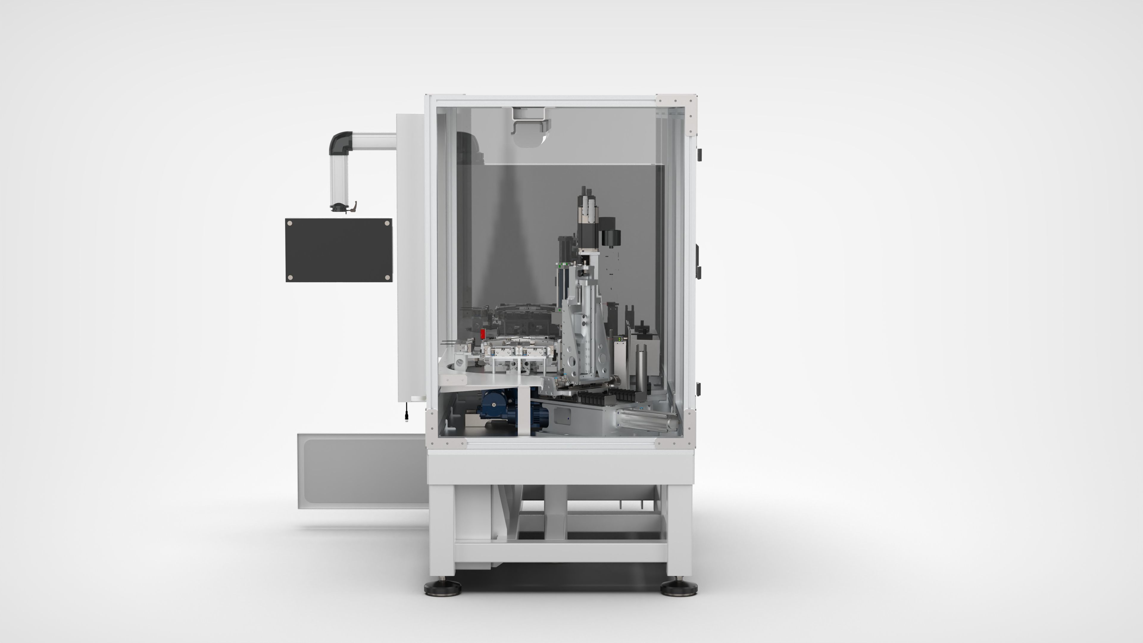 Automatic Resistance Plug-in Machine 3D model_6