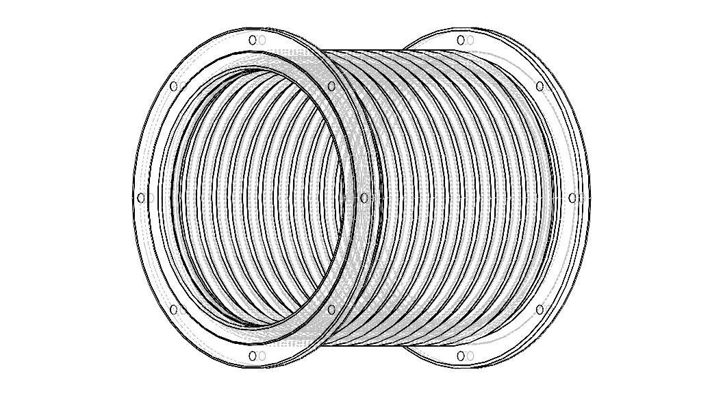 Steel Pipe Expansion Joint 3D model_17