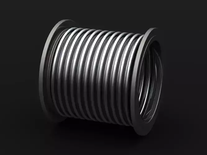 Steel Pipe Expansion Joint 3D model