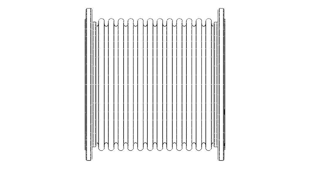 Steel Pipe Expansion Joint 3D model_4