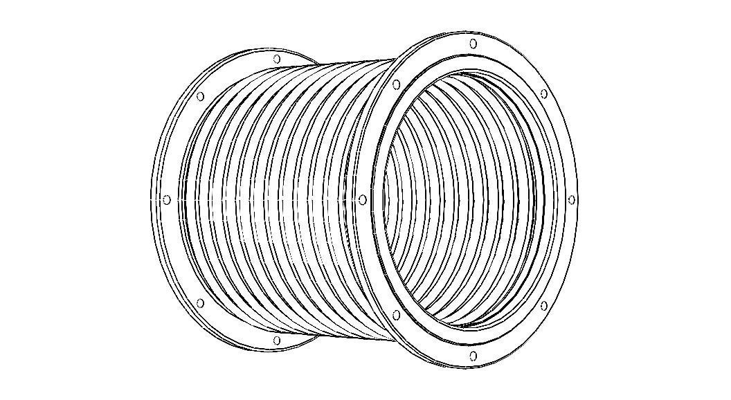 Steel Pipe Expansion Joint 3D model_19