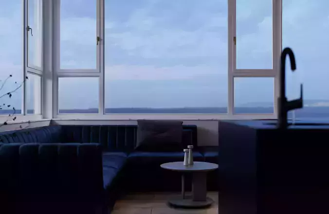  3D model of Lakeside West Apartment