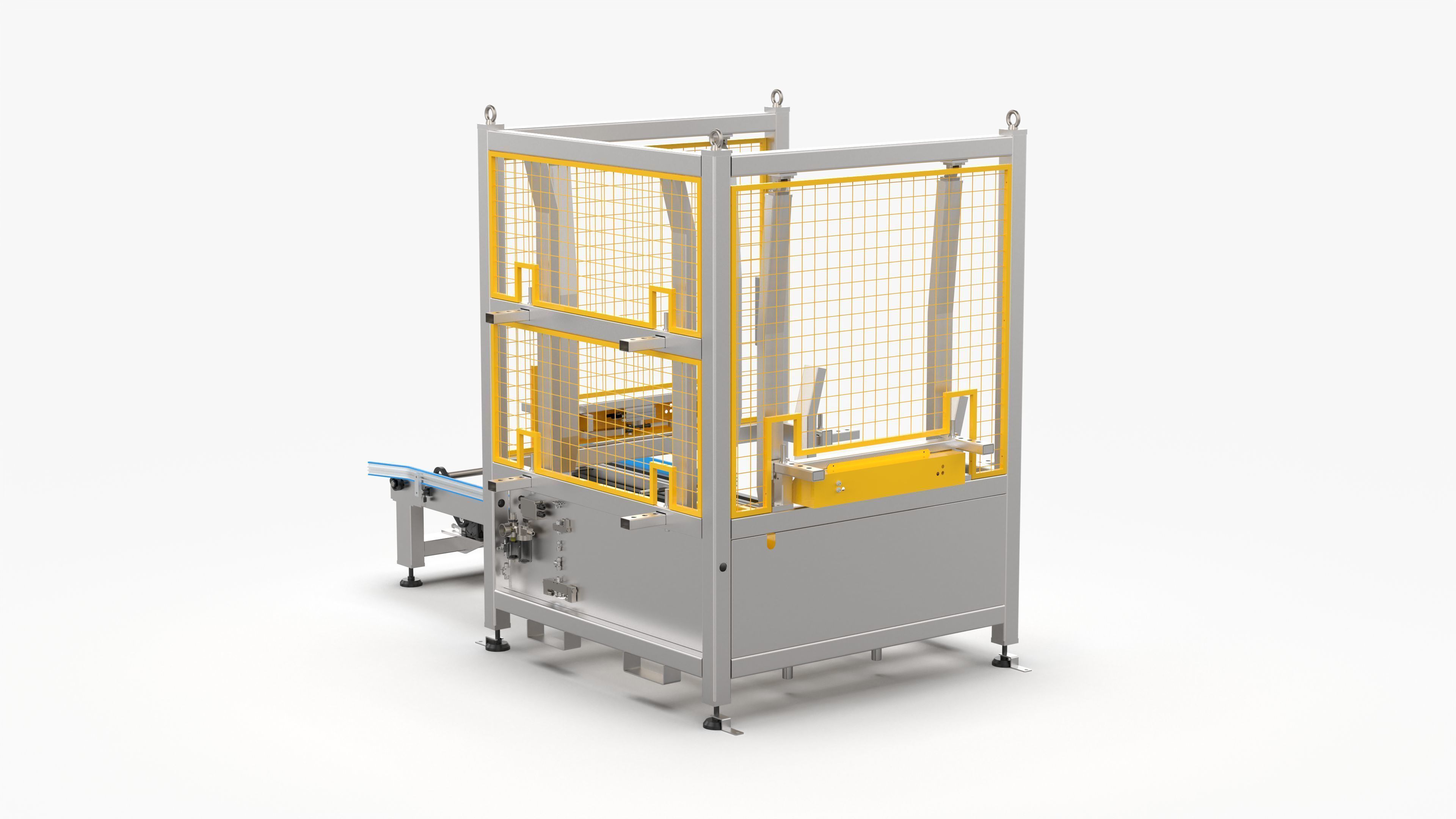 Automatic Depalletizer Pallet Warehouse 3D model | CGTrader