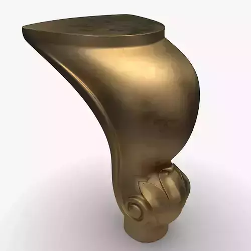 Classic Furniture Leg Cabriole for CNC 3D model