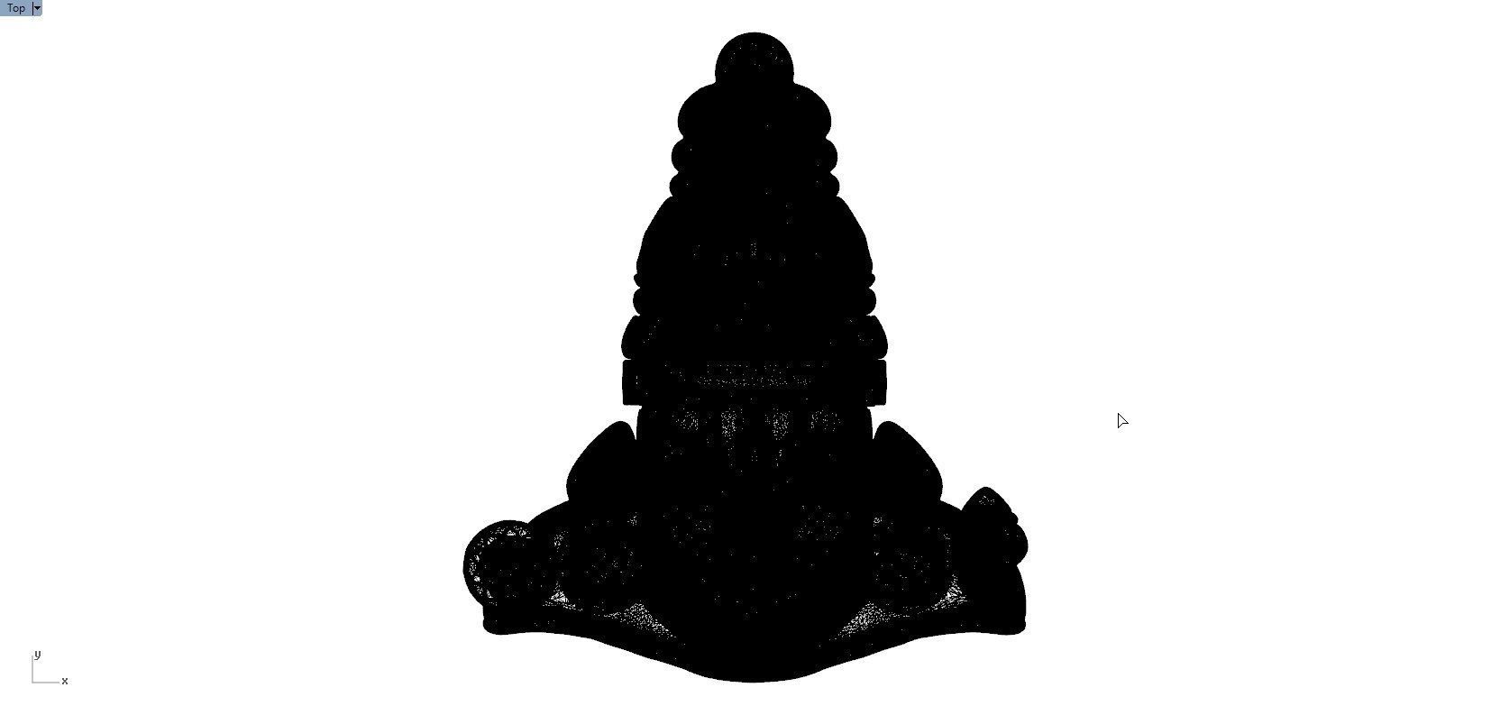 BUDDHA PENDENT 3D print model_7