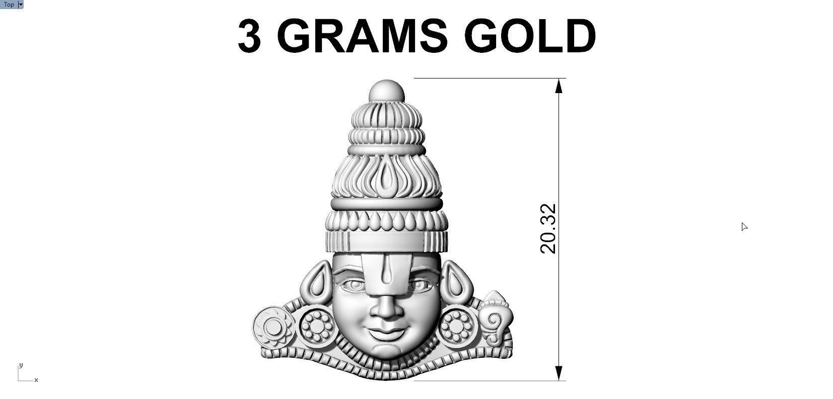 BUDDHA PENDENT 3D print model_9