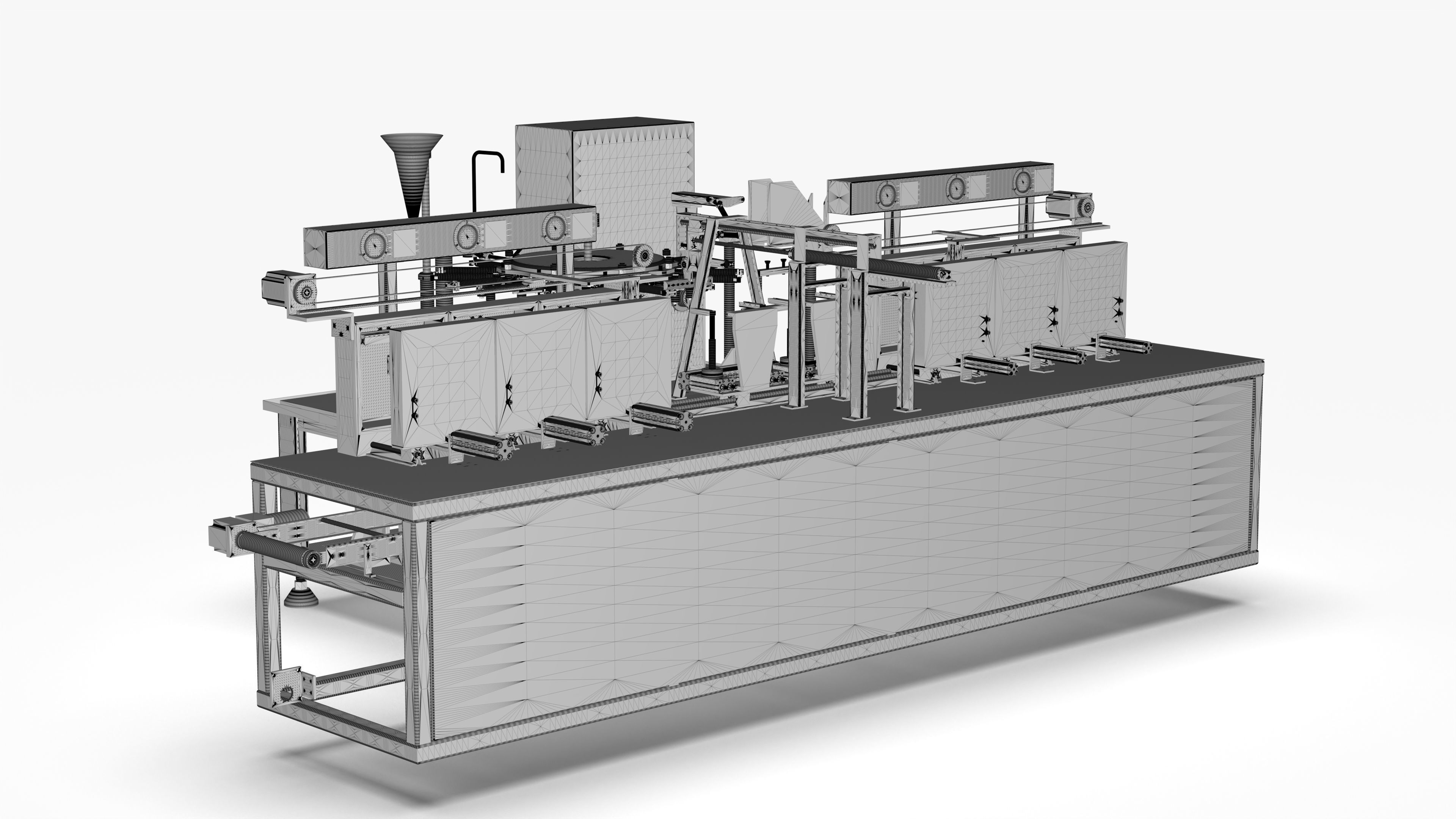 Automatic Bag Packaging Machine 3D model_18