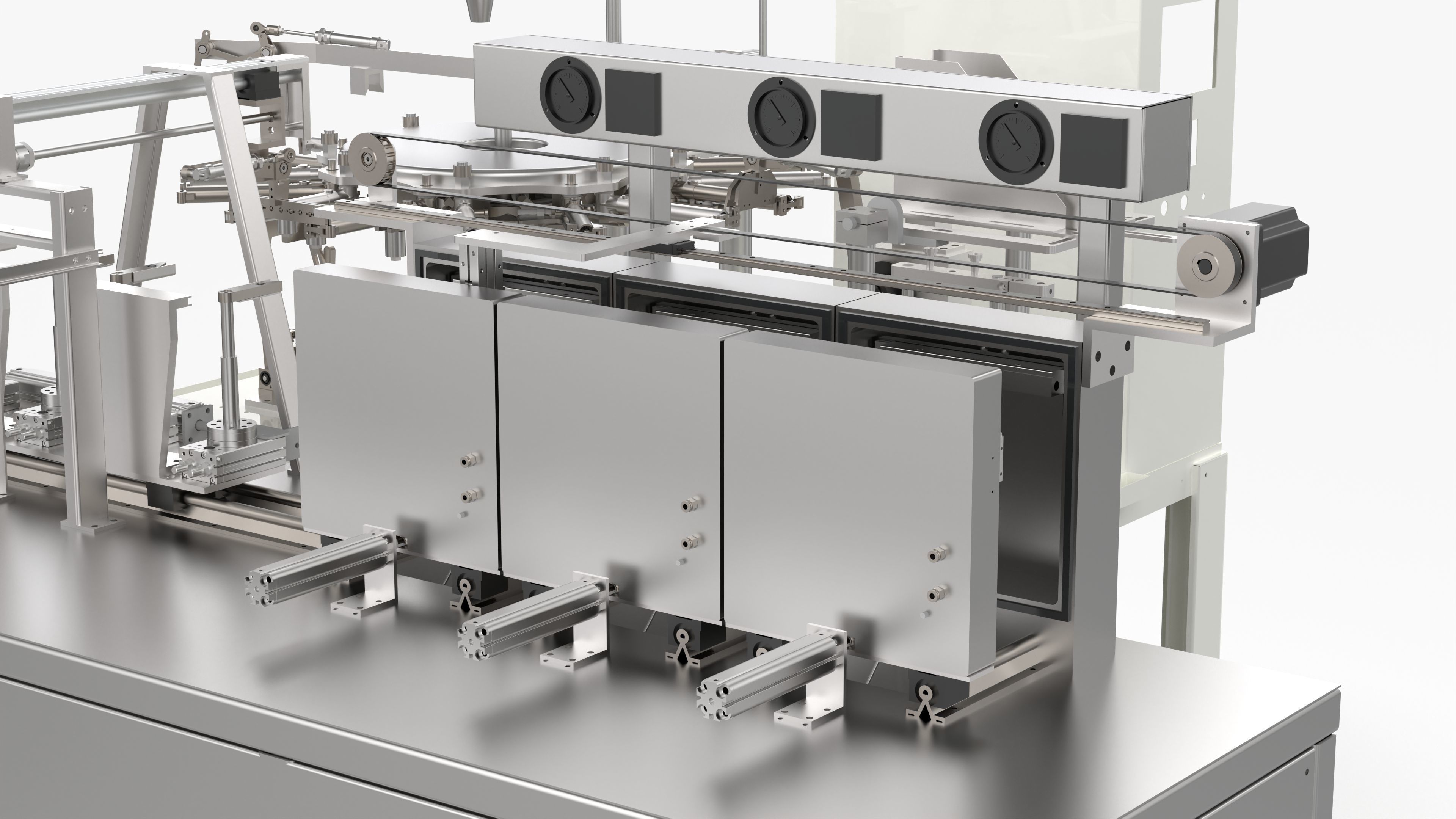 Automatic Bag Packaging Machine 3D model_10