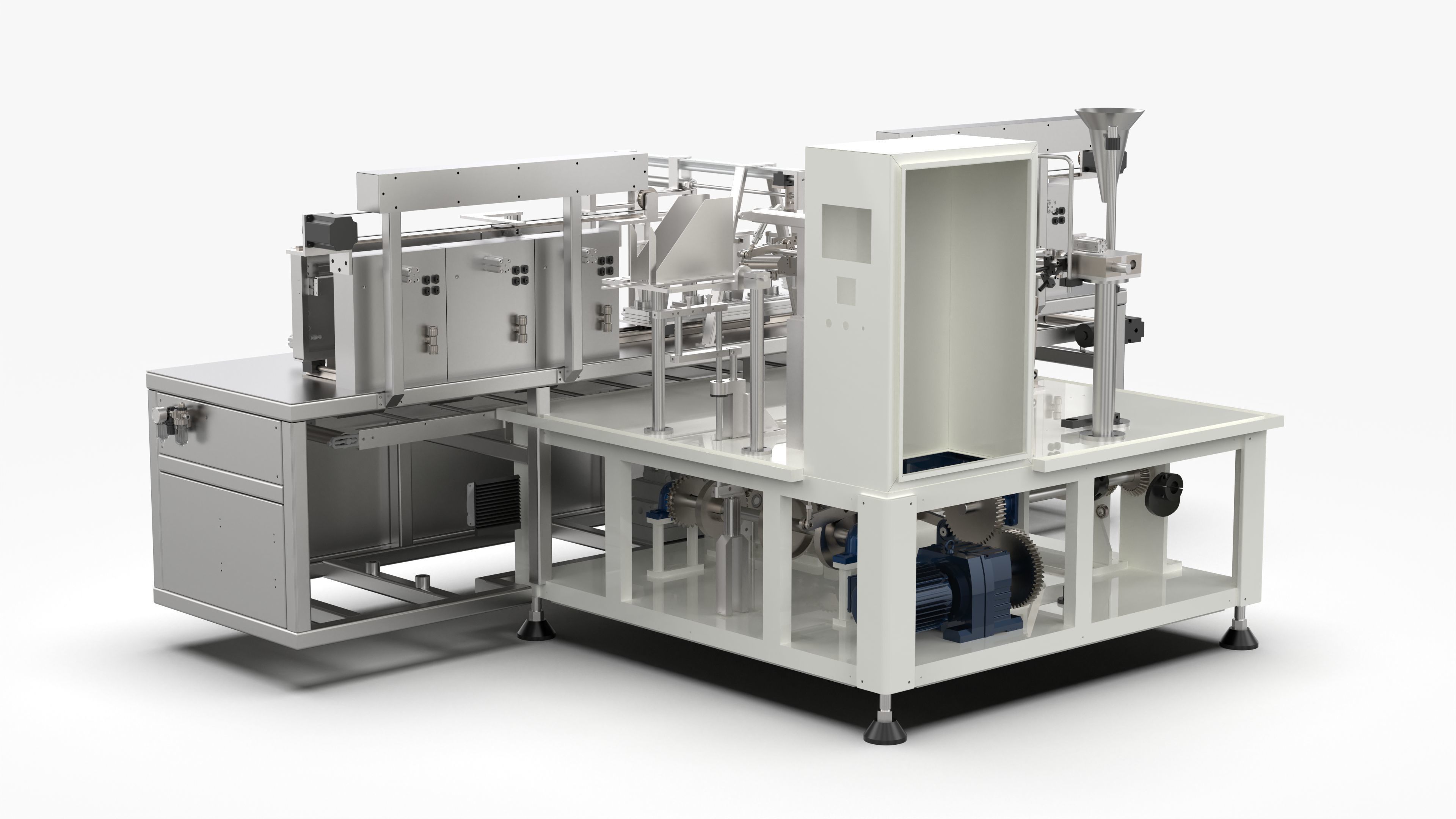Automatic Bag Packaging Machine 3D model_3