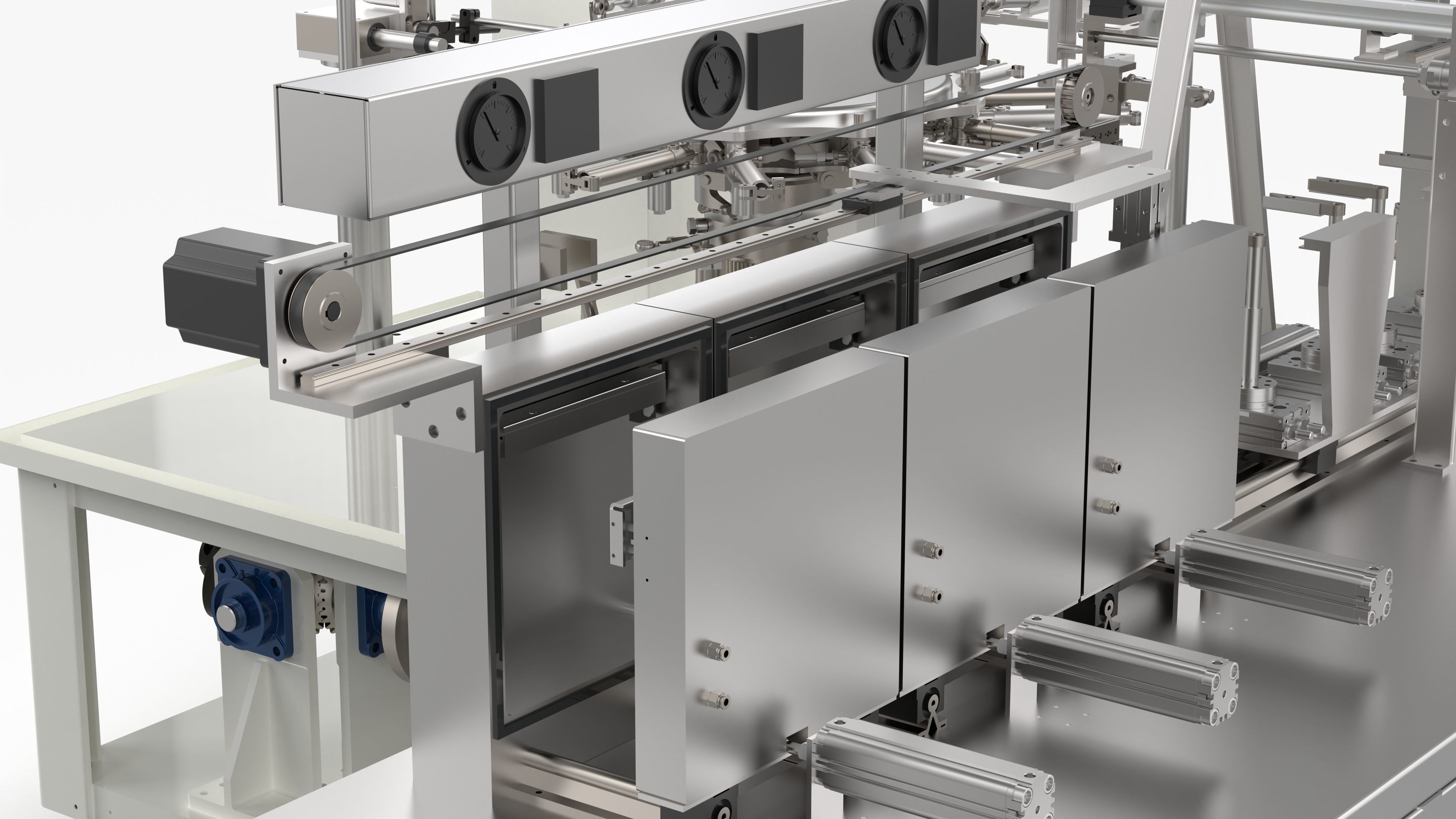 Automatic Bag Packaging Machine 3D model_12